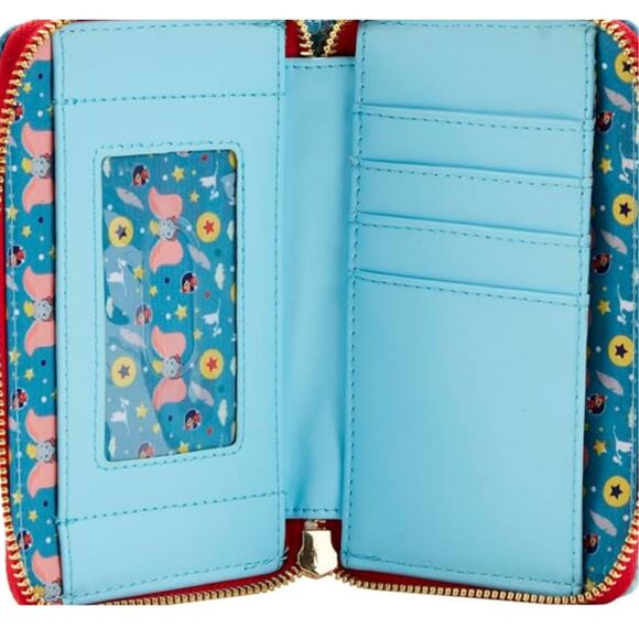 Loungefly Disney Dumbo Book Series Zip Around Wallet - Picture 6 of 7